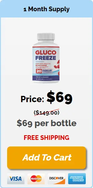 Buy GlucoFreeze 1 Bottle